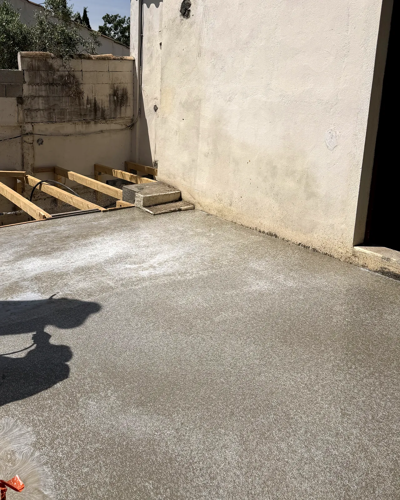 Dalle béton extérieure