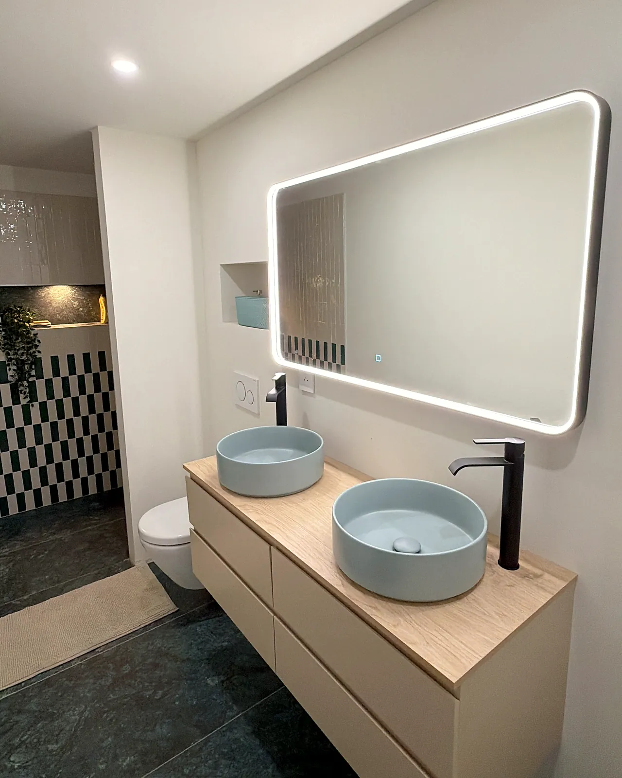 Salle de bain double vasque